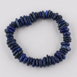 Diskový náramek - lapis lazuli