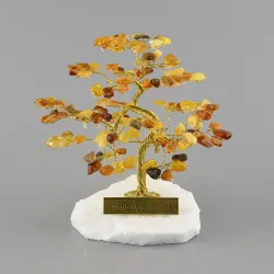 Stromeček štěstí R4 bonsai - jantar