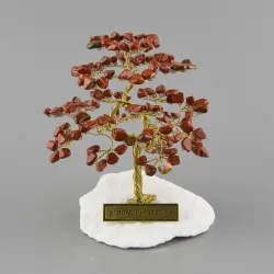 Stromeček štěstí R4 bonsai - jaspis červený